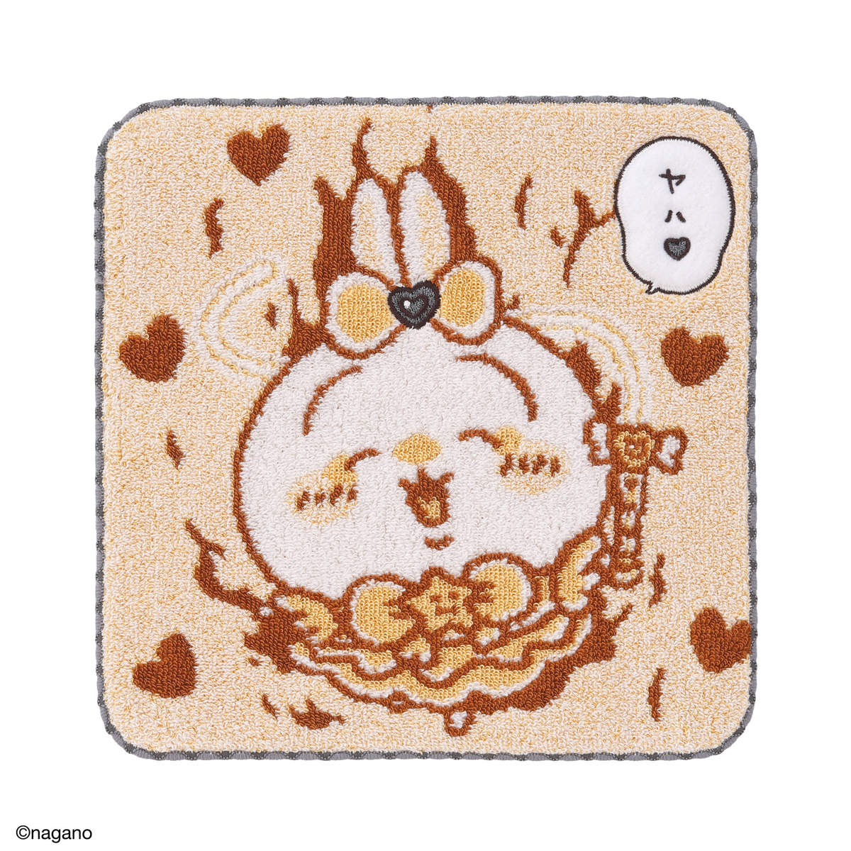 ちいかわ まじかるちいかわ タオルハンカチ（悪いバージョン ・オレンジ）