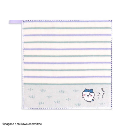 吉伊卡哇 帶環洗臉毛巾（草地 綠色）