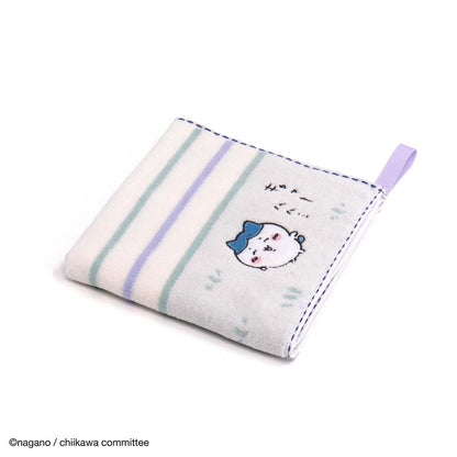 吉伊卡哇 帶環洗臉毛巾（草地 綠色）