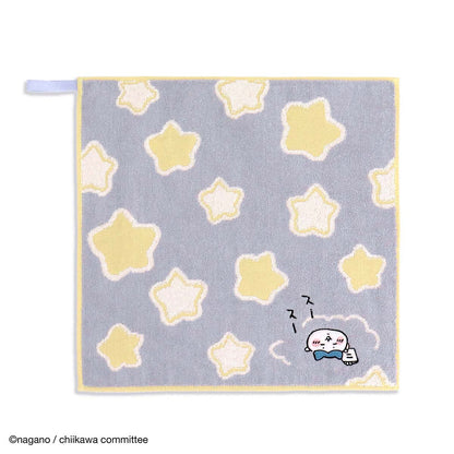 Chiikawa Loop-Handled Wash Towel (Suyā Blue)