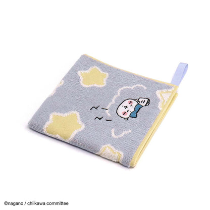 Chiikawa Loop-Handled Wash Towel (Suyā Blue)
