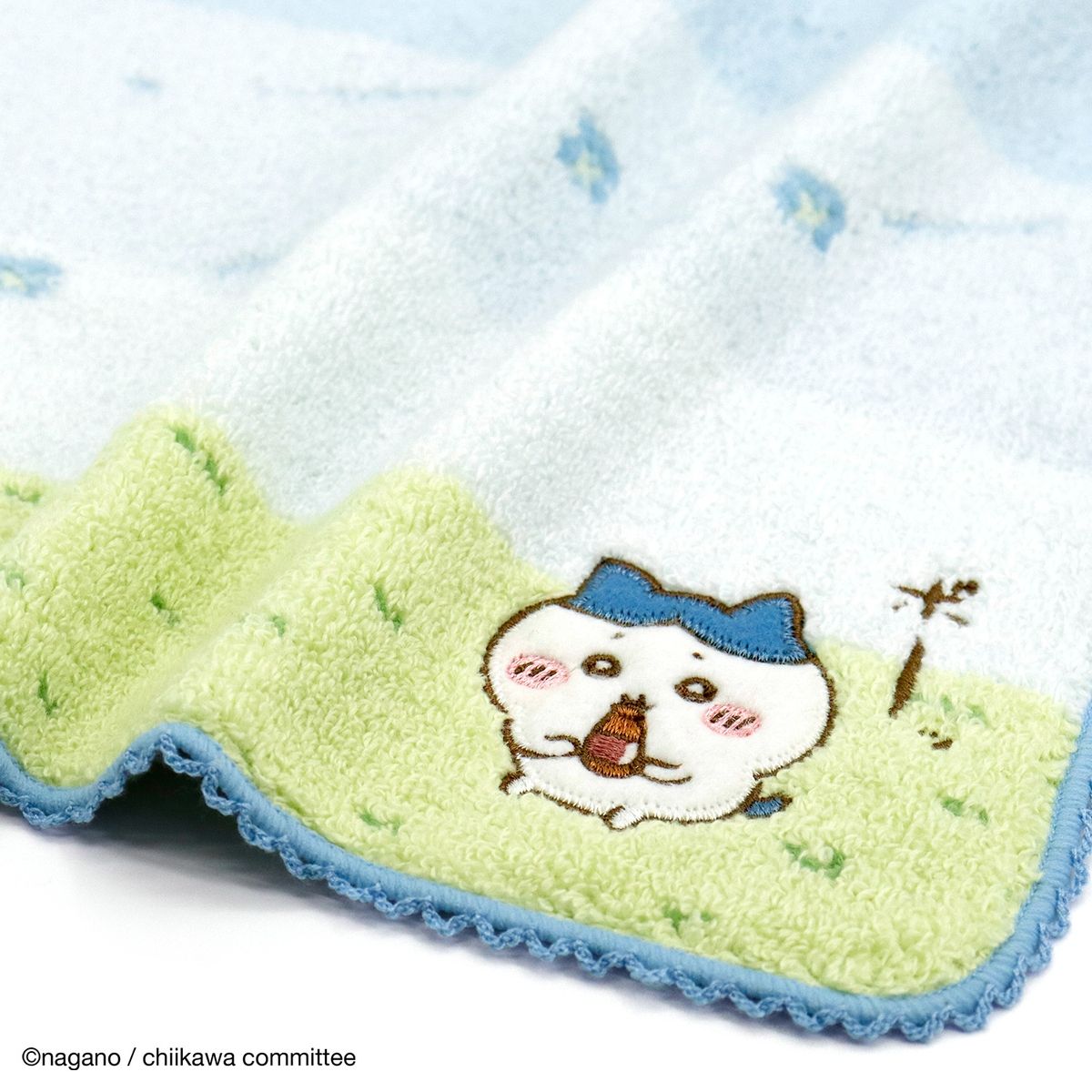 Chiikawa Towel Handkerchief (Breeze Blue)