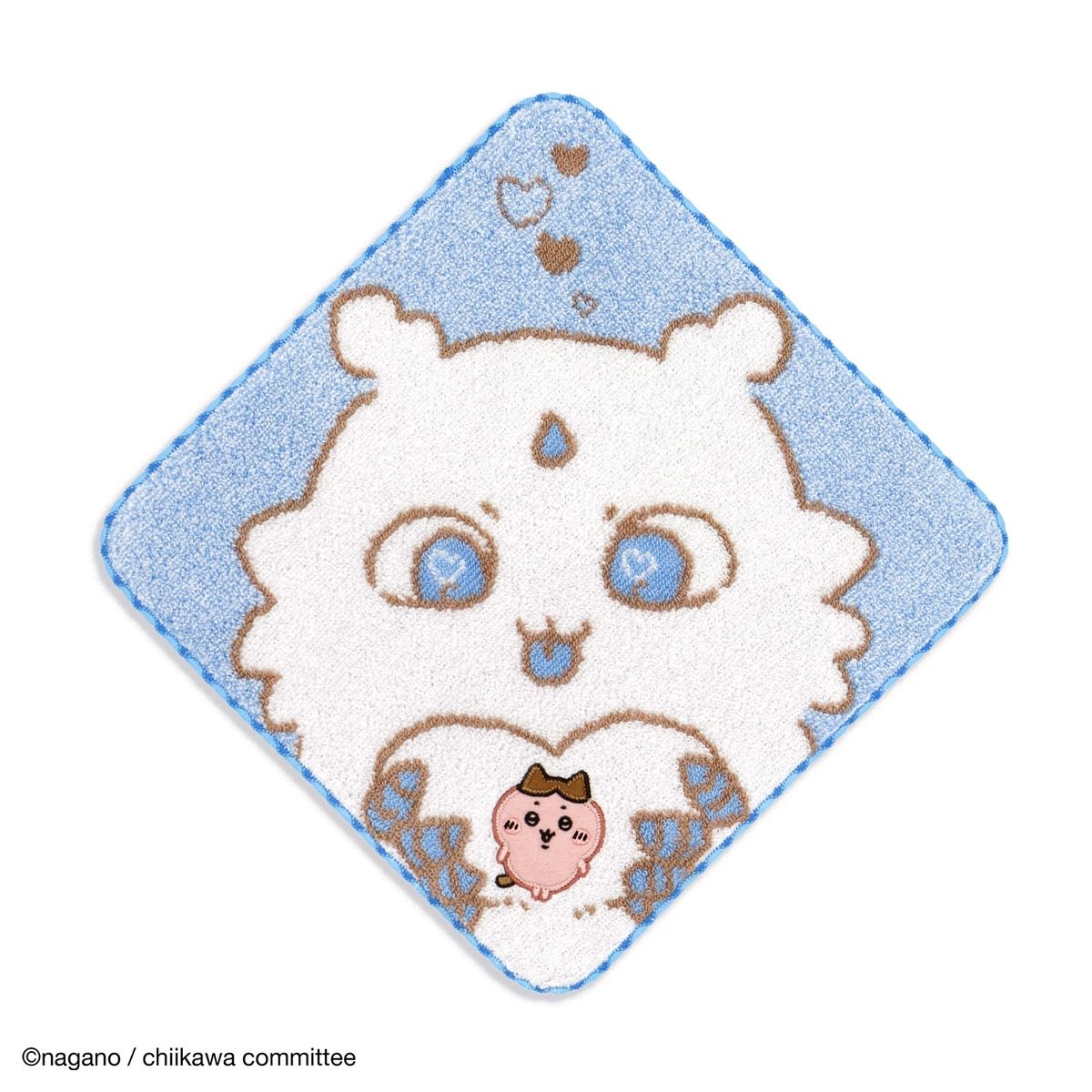 吉伊卡哇 毛巾手帕（凝固了 蓝色）