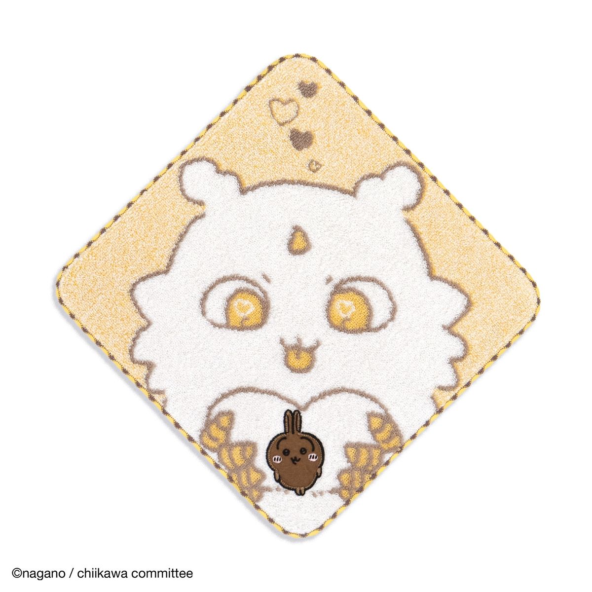 ちいかわ タオルハンカチ（かたまってるよ イエロー）