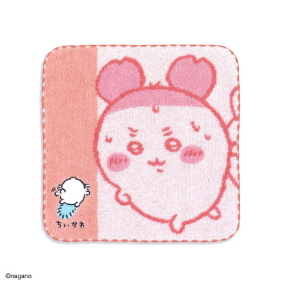 吉伊卡哇 毛巾手帕（搬运中・粉红）