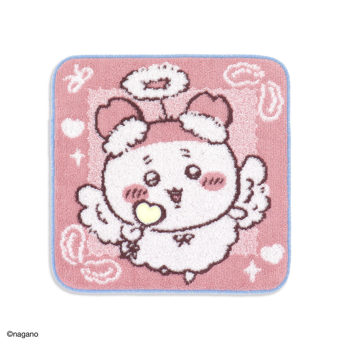 ちいかわ タオルハンカチ（エンジェル・ピンク）