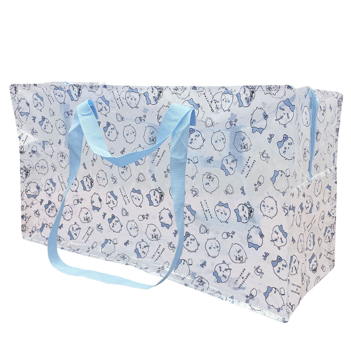 Chiikawa Wide Storage Bag Light Blue