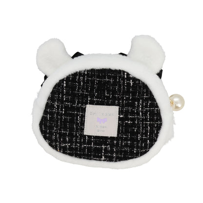 ちいかわ ダイカットフェイスポーチ（モモンガリボン）