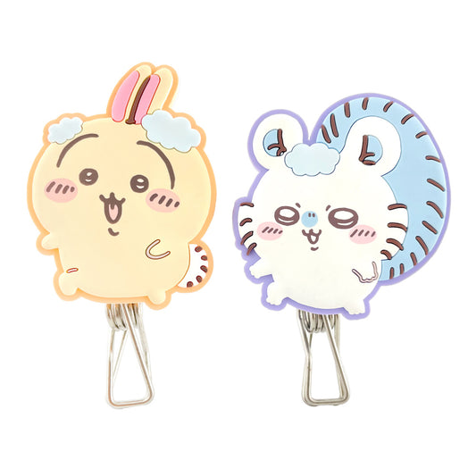 Chiikawa Hanger Clip (Laundry Usagi & Momonga)