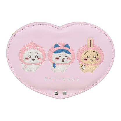 吉伊卡哇 心形镜子 (桃色)