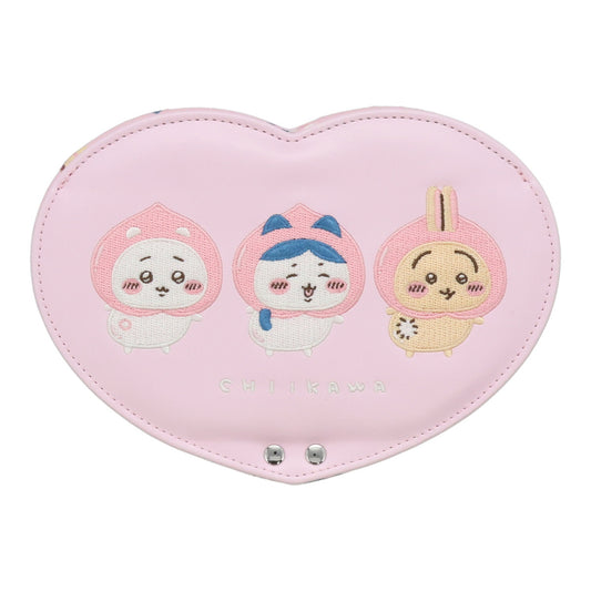 吉伊卡哇 心形镜子 (桃色)
