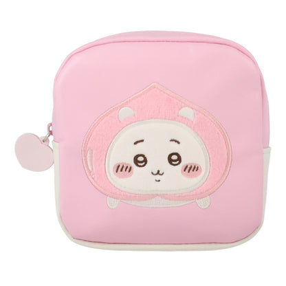 Chiikawa Square Pouch (Peach Chiikawa)