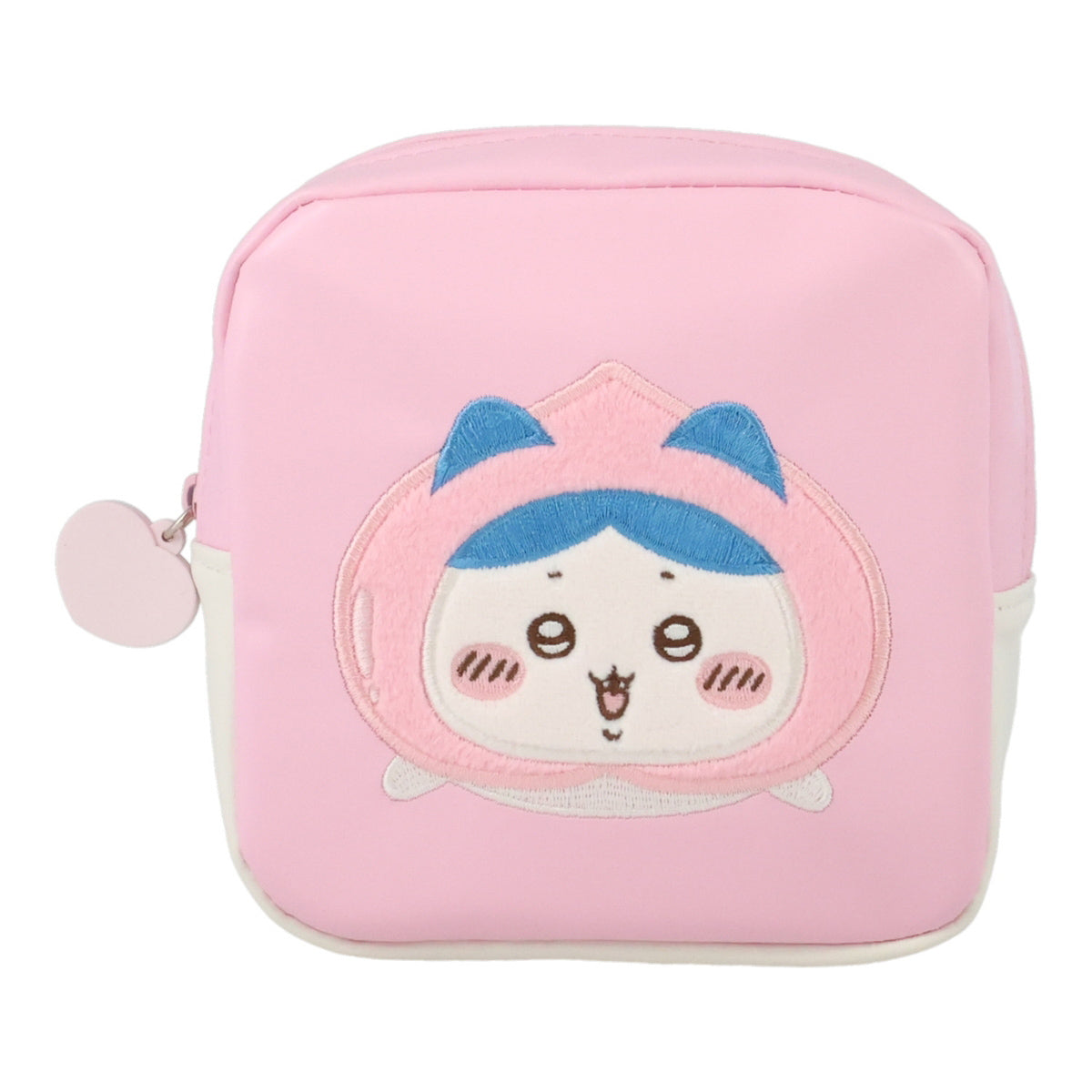 Chiikawa Square Pouch (Peach Hachiware)