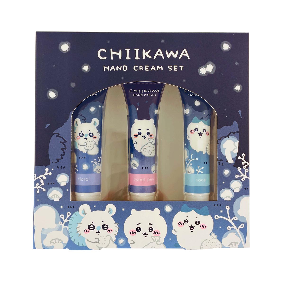 Chiikawa Hand Cream 3-Piece Set (Night Shift)