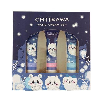 Chiikawa Hand Cream 3-Piece Set (Night Shift)