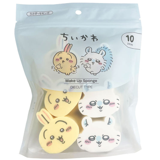 Chiikawa Die-Cut Puff (Usagi & Momonga)