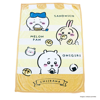ちいかわ ジュニアサイズ毛布（おにぎりとパン）