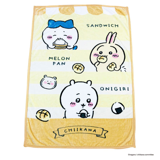 ちいかわ ジュニアサイズ毛布（おにぎりとパン）
