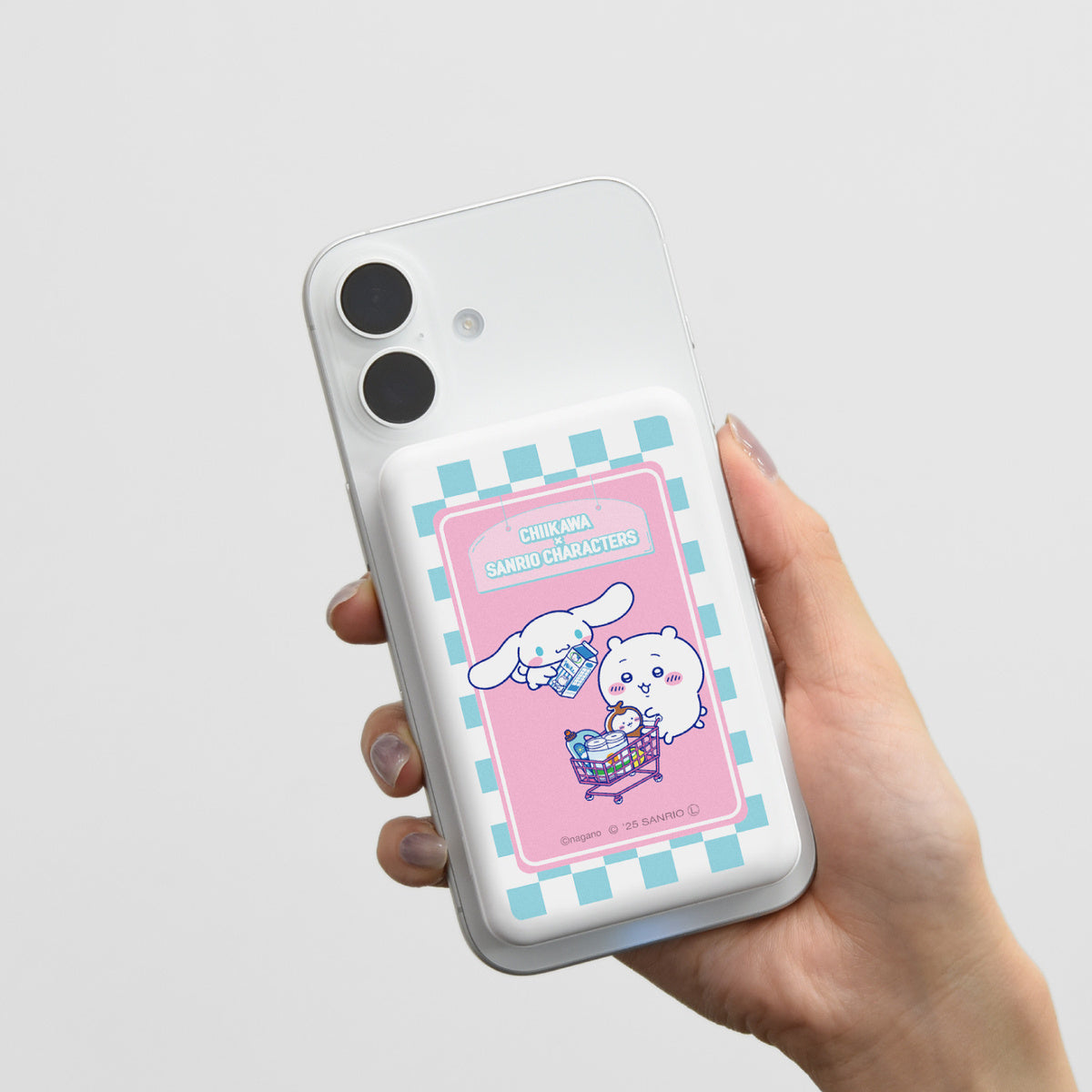 Chiikawa × Sanrio Characters MagSafe Wireless Lithium Charger 5000mAh (Chiikawa & Cinnamoroll)