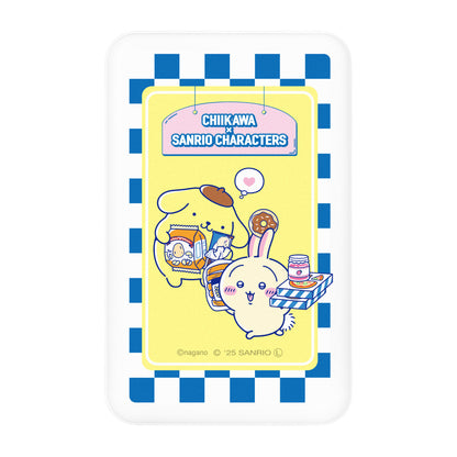 吉伊卡哇 × 三丽鸥角色 MagSafe兼容无线锂充电器5000mAh (乌萨奇 & 布丁狗)