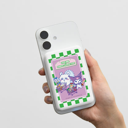 Chiikawa × Sanrio Characters MagSafe Wireless Lithium Charger 5000mAh (Momonga & Kuromi)