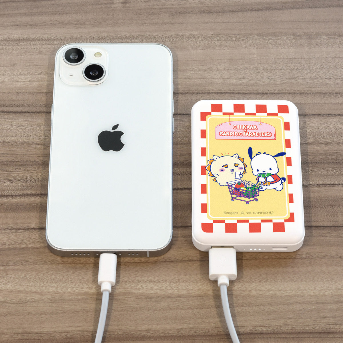 Chiikawa × Sanrio Characters MagSafe Wireless Lithium Charger 5000mAh (Shisa & Pochacco)