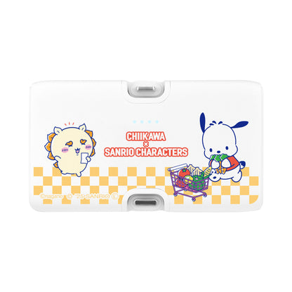 Chiikawa × Sanrio Characters Lightning/Type-C Connector Lithium-ion Charger 4000mAh (Shisa & Pochacco)