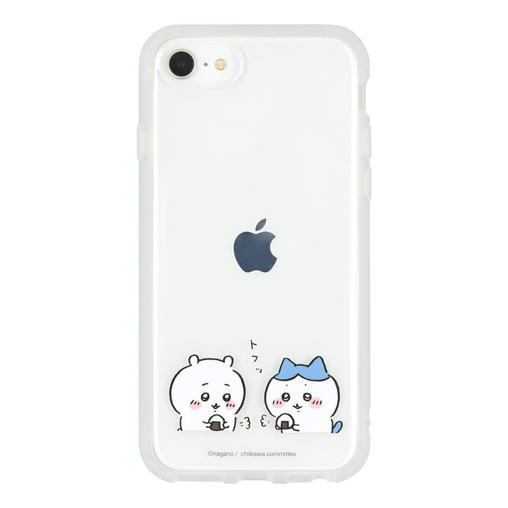 치이카와 IIIIfit Clear iPhone SE (3세대/2세대)/8/7/6s/6 호환 케이스 (주먹밥)
