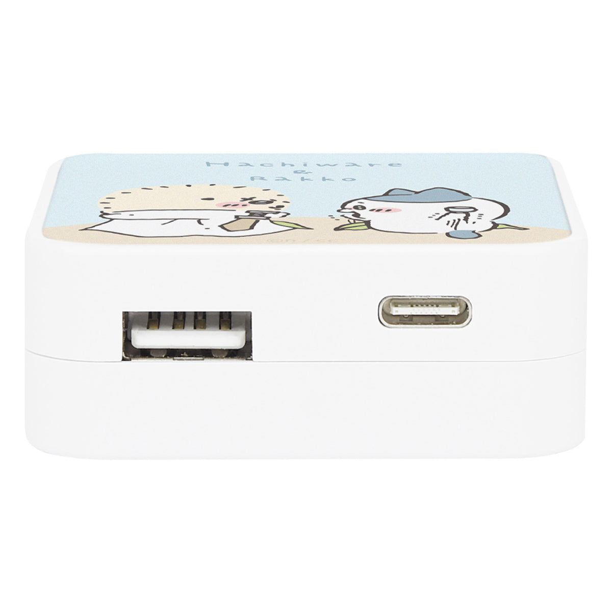 ちいかわ USB/USB Type-C ACアダプタ（ハチワレ＆ラッコ）