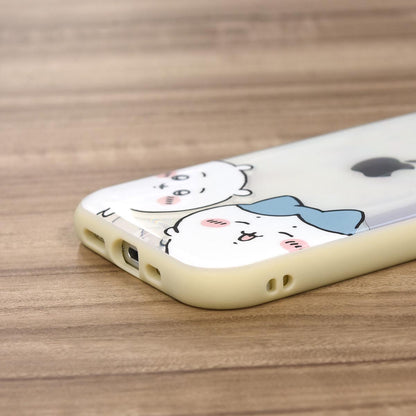ちいかわ IIIIfit Clear iPhone対応ケース（ひょっこりちいかわ＆ハチワレ）