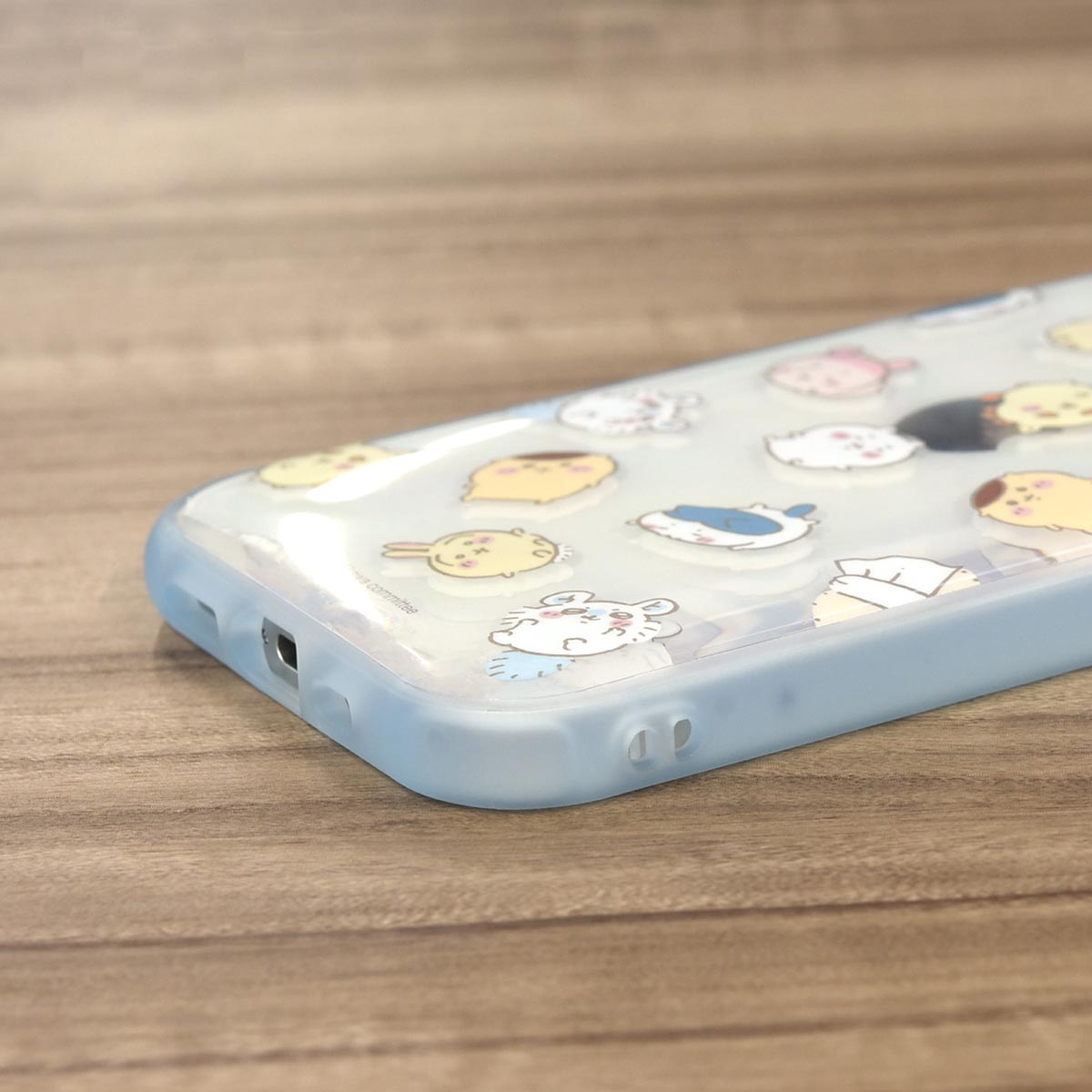 치이카와 IIIIfit 클리어 iPhone 호환 케이스 (풀패턴)