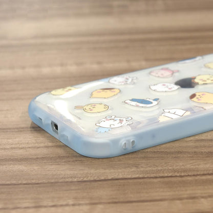 치이카와 IIIIfit 클리어 iPhone 호환 케이스 (풀패턴)