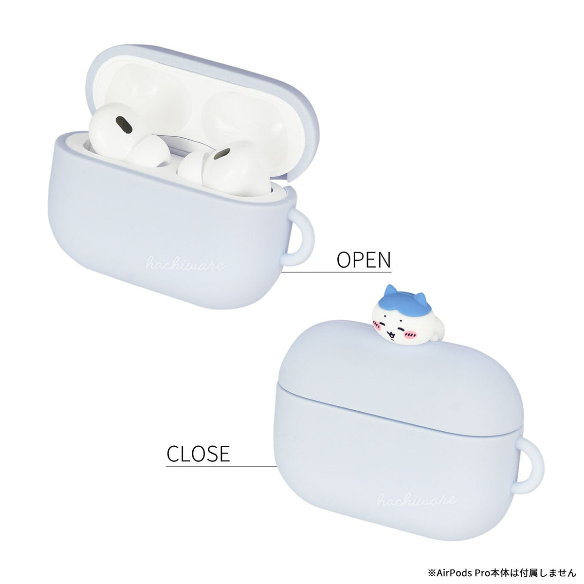 ちいかわ AirPods Pro（第2世代）/AirPods Pro対応 シリコンケース（ハチワレブルー）