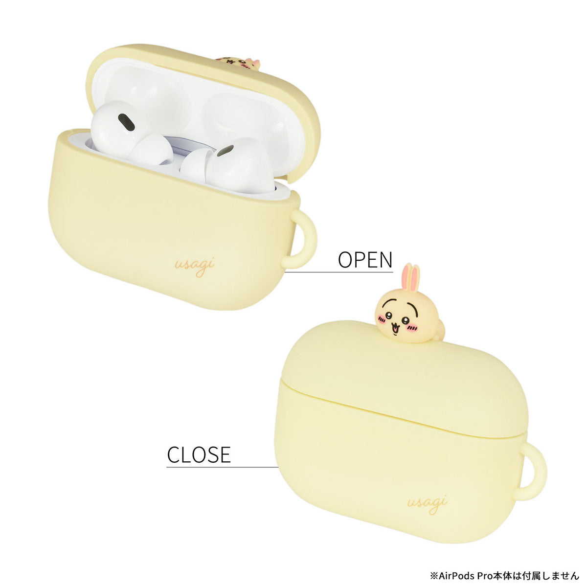 吉伊卡哇 AirPods Pro（第二代）/AirPods Pro兼容 硅胶保护壳（乌萨奇黄色）