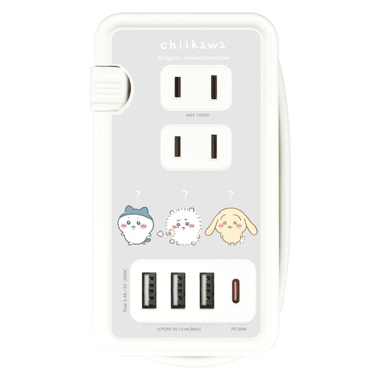 吉伊卡哇 USB/USB Type-C接口AC插座（变身）