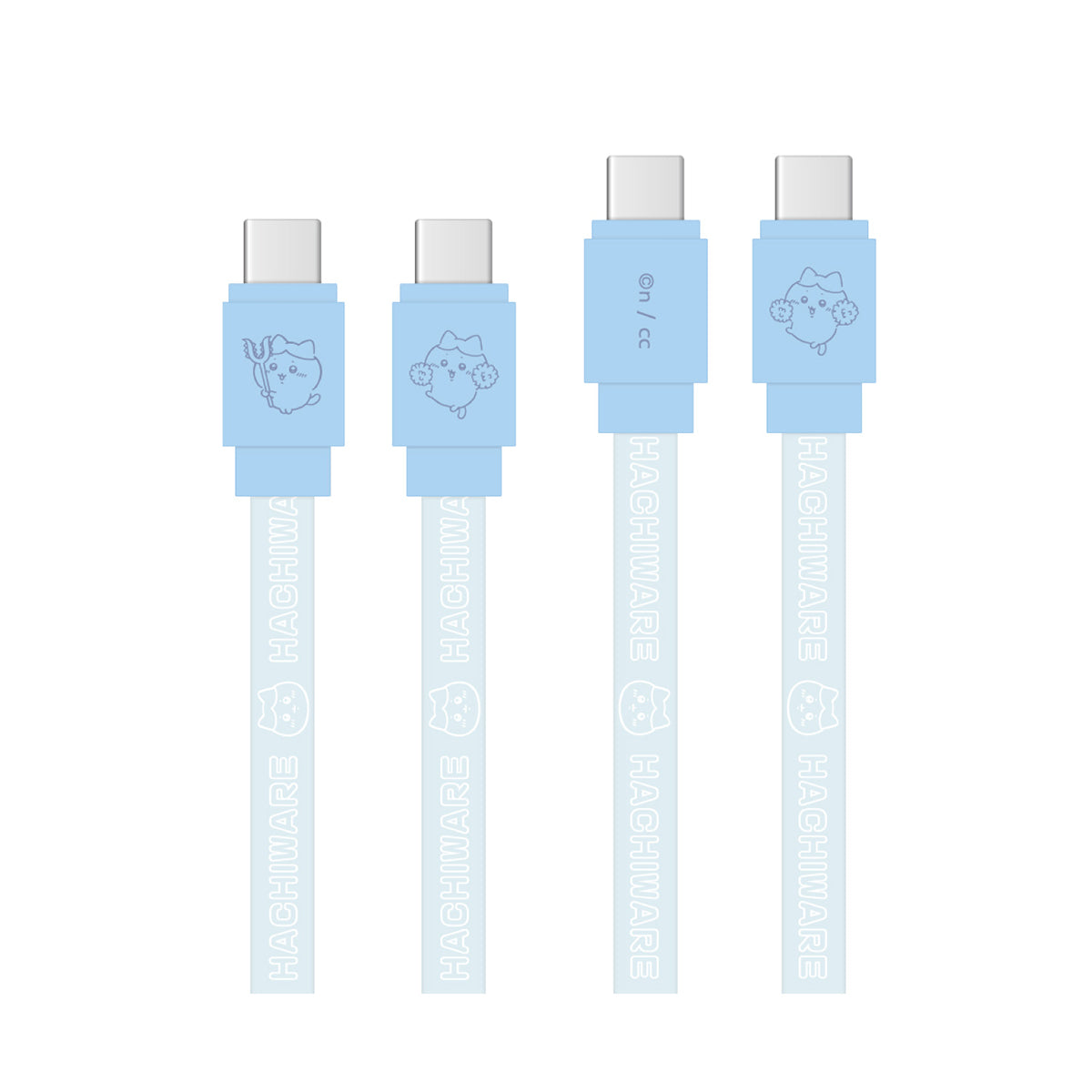 Chiikawa PD60W Compatible USB2.0 Type-C Cable (Hachiware)