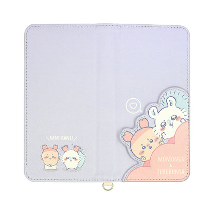 ちいかわ ダイカットマルチフリップカバー L（モモンガ＆古本屋）