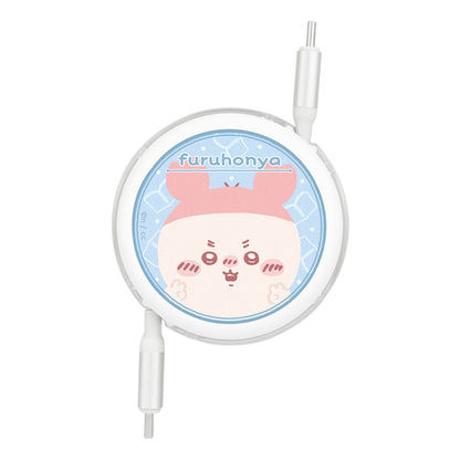 ちいかわ PD60W対応 USB2.0リール式Type-Cケーブル（古本屋）