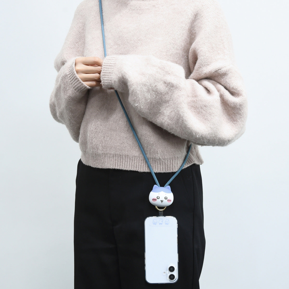 ちいかわ マルチリングプラス マスコットストラップ（ハチワレ）