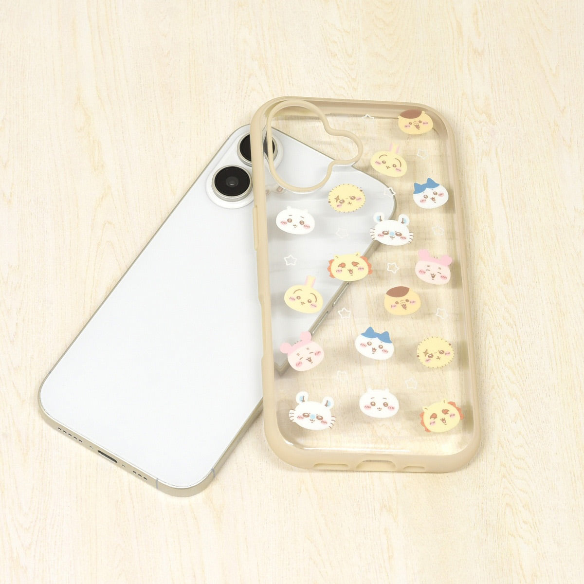 Chiikawa IIIIfit Clear iPhone Case (All-Over Pattern)