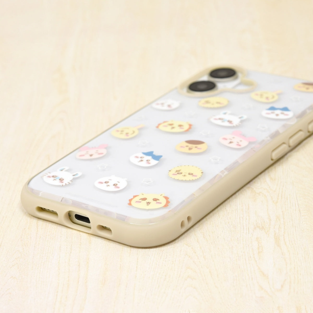 Chiikawa IIIIfit Clear iPhone Case (All-Over Pattern)