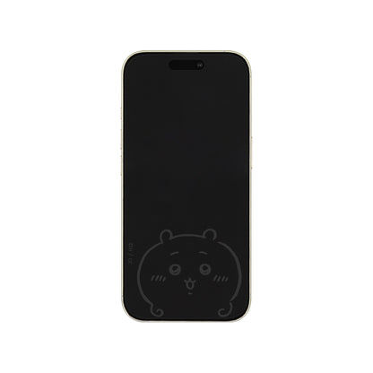 ちいかわ iPhone 16/15/15Pro/14/14Pro/13/13Pro対応 ガラススクリーンプロテクター（ちいかわ）