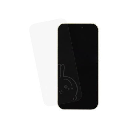 ちいかわ iPhone 16/15/15Pro/14/14Pro/13/13Pro対応 ガラススクリーンプロテクター（うさぎ）