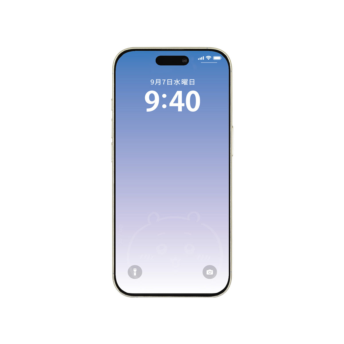 ちいかわ iPhone 16Pro対応 ガラススクリーンプロテクター（ちいかわ）