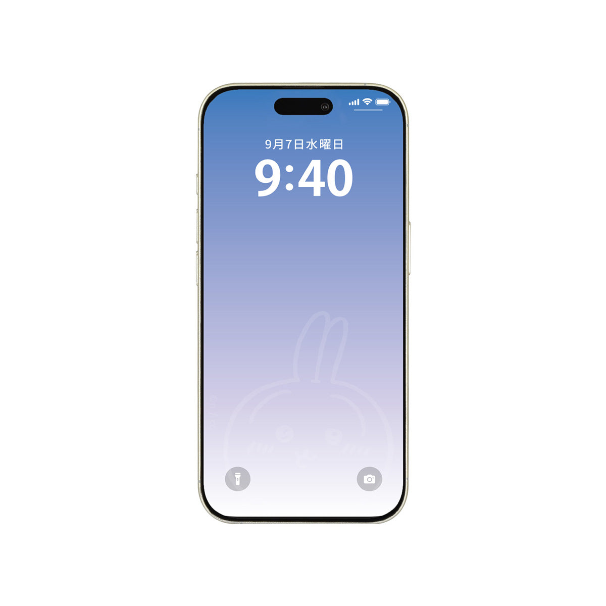 ちいかわ iPhone 16Pro対応 ガラススクリーンプロテクター（うさぎ）