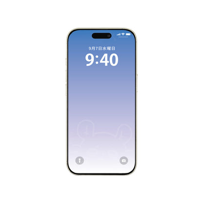 ちいかわ iPhone 16Pro対応 ガラススクリーンプロテクター（モモンガ）