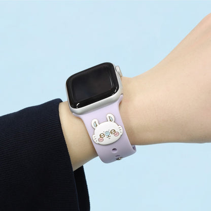 ちいかわ Apple Watch 42/41/40/38mm対応 シリコンバンド（モモンガ）