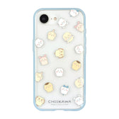 Chiikawa IIIIfit Clear iPhone 16e Compatible Case (All-over Pattern)