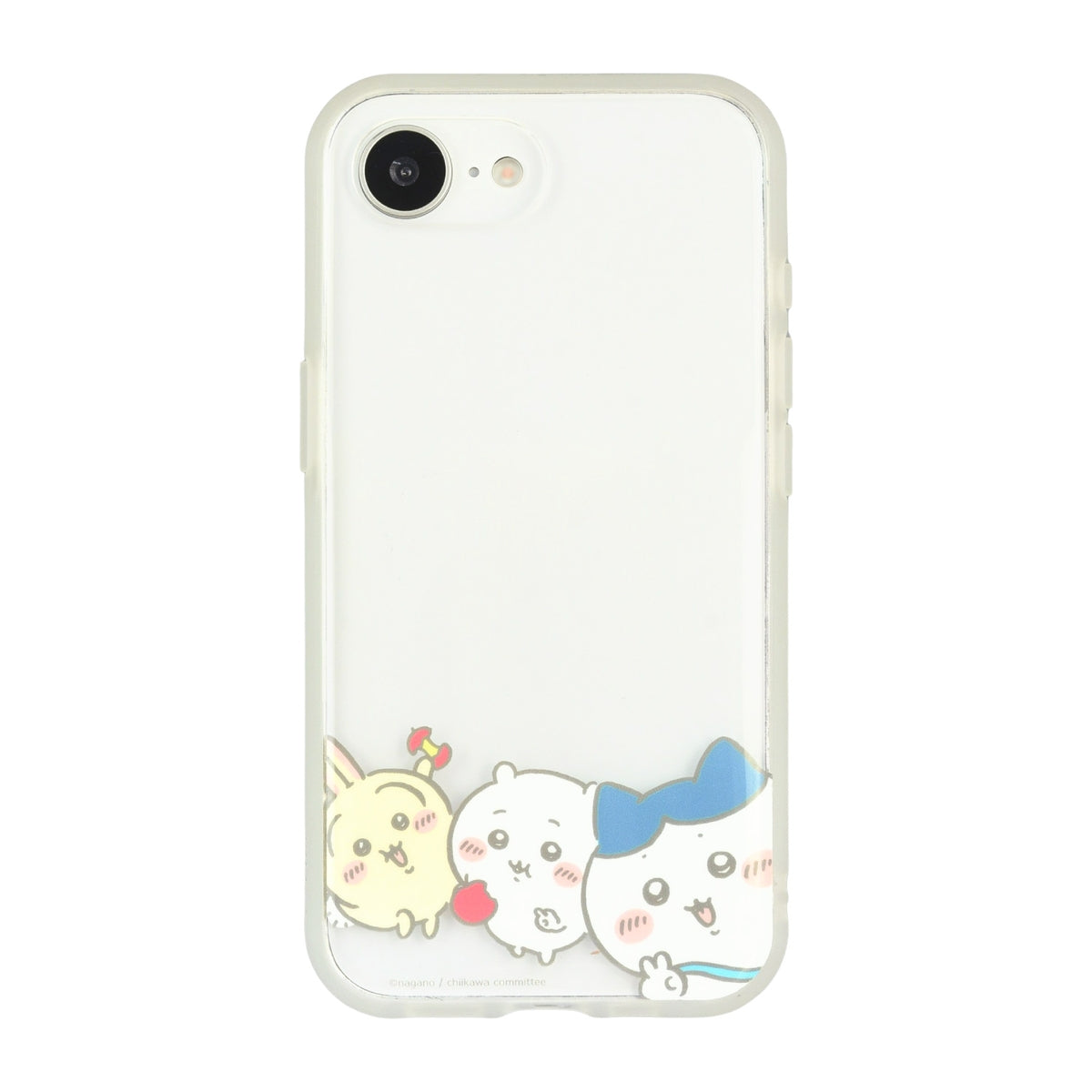 Chiikawa IIIIfit Clear iPhone 16e Compatible Case (Peace)
