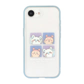 Chiikawa IIIIfit Clear iPhone 16e Compatible Case (Momonga & Furuhonya)